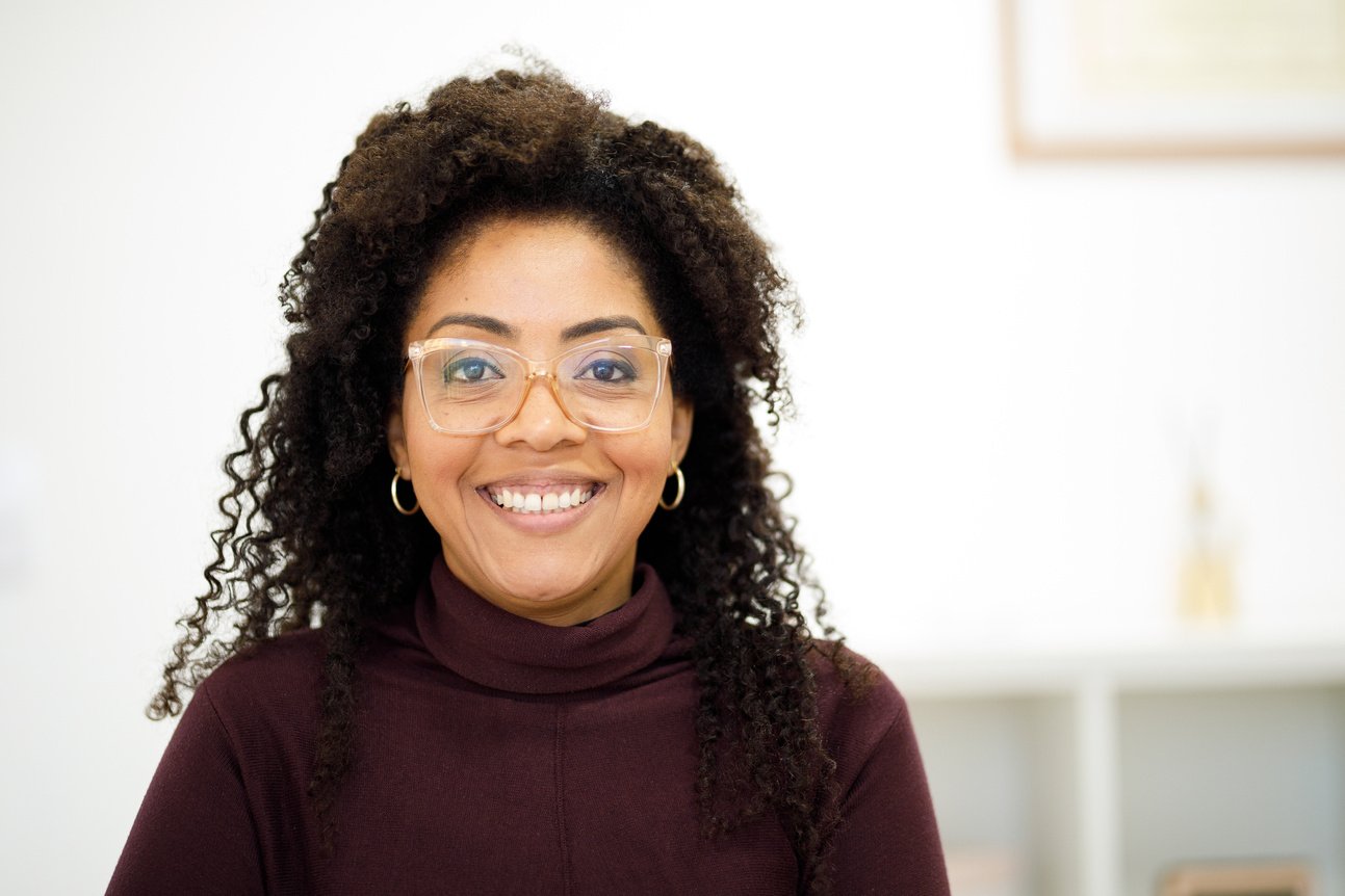 Adult smiling woman portrait